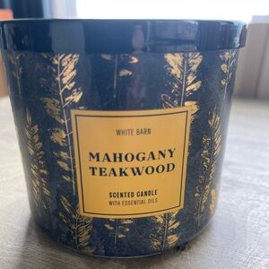 Bath + Body Works Mahogany Teakwood 3 Wick Candle - NEW